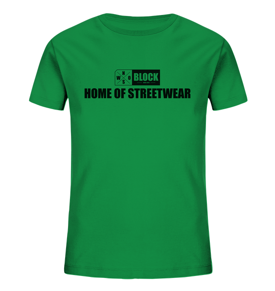 N.O.S.W. BLOCK Shirt "HOME OF STREETWEAR" Kids UNISEX T-Shirt grün