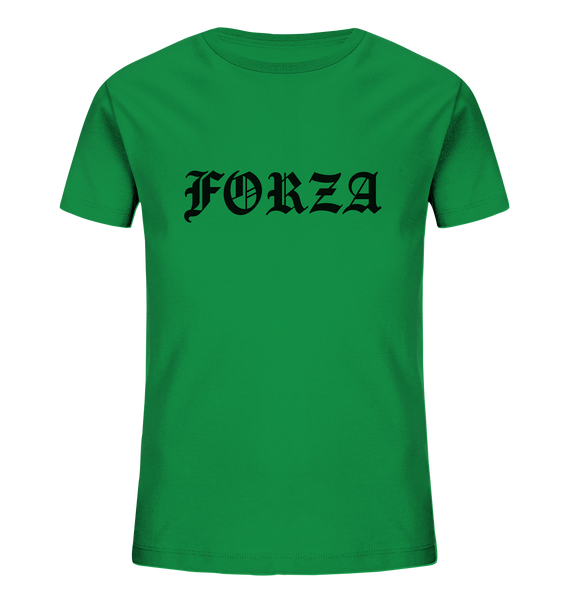 N.O.S.W. BLOCk Fanblock Shirt "FORZA" Kids UNISEX Organic T-Shirt grün