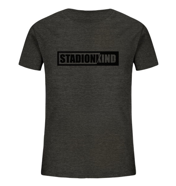 BLOCK.FC Fanblock Shirt "STADIONKIND" Kids Organic Shirt dark heather grau