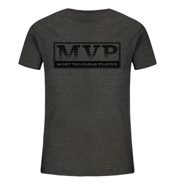 N.O.S.W. BLOCK Teamsport Shirt "MVP" Kids Organic UNISEX T-Shirt dark heather grau