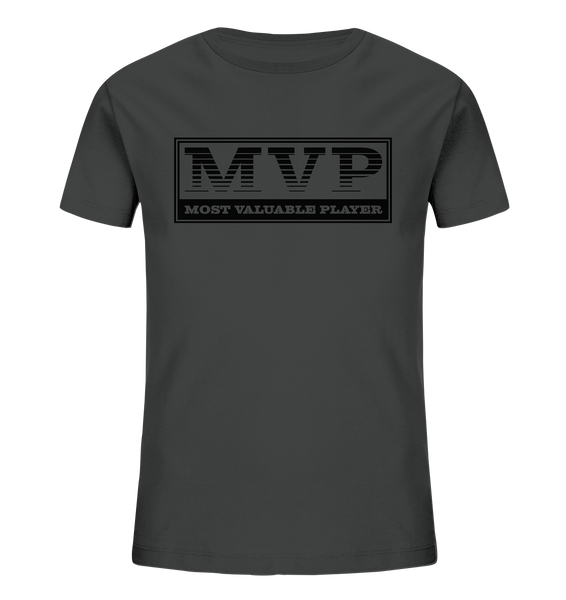 N.O.S.W. BLOCK Teamsport Shirt "MVP" Kids Organic UNISEX T-Shirt anthrazit