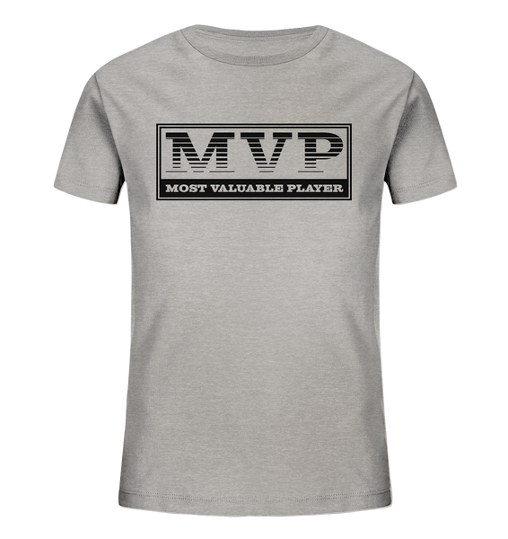 N.O.S.W. BLOCK Teamsport Shirt "MVP" Kids Organic UNISEX T-Shirt heather grau