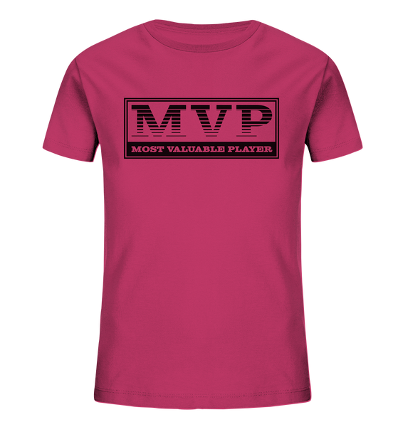 N.O.S.W. BLOCK Teamsport Shirt "MVP" Kids Organic UNISEX T-Shirt himbeere