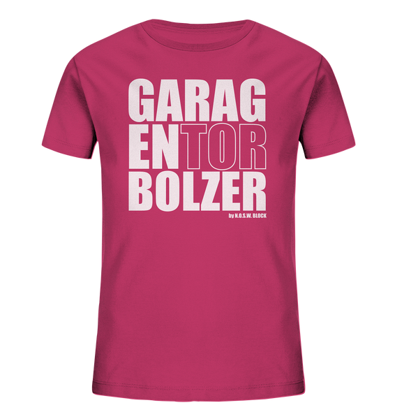 Teamsport Shirt "GARAGENTOR BOLZER" Kids Organic UNISEX T-Shirt himbeere