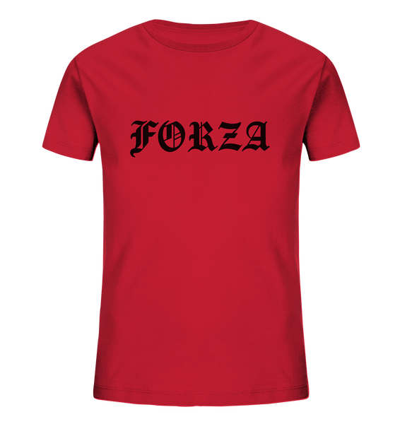 N.O.S.W. BLOCk Fanblock Shirt "FORZA" Kids UNISEX Organic T-Shirt rot