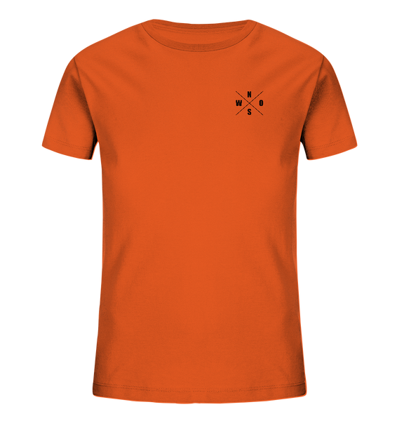 N.O.S.W. BLOCK Fanblock Shirt "ANTI HIPSTER BLOCK" Kids UNISEX Organic T-Shirt orange