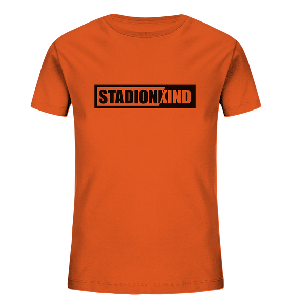 BLOCK.FC Fanblock Shirt "STADIONKIND" Kids Organic Shirt orange