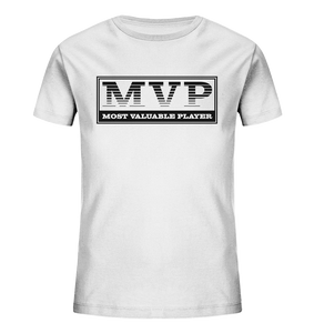 N.O.S.W. BLOCK Teamsport Shirt "MVP" Kids Organic UNISEX T-Shirt weiss