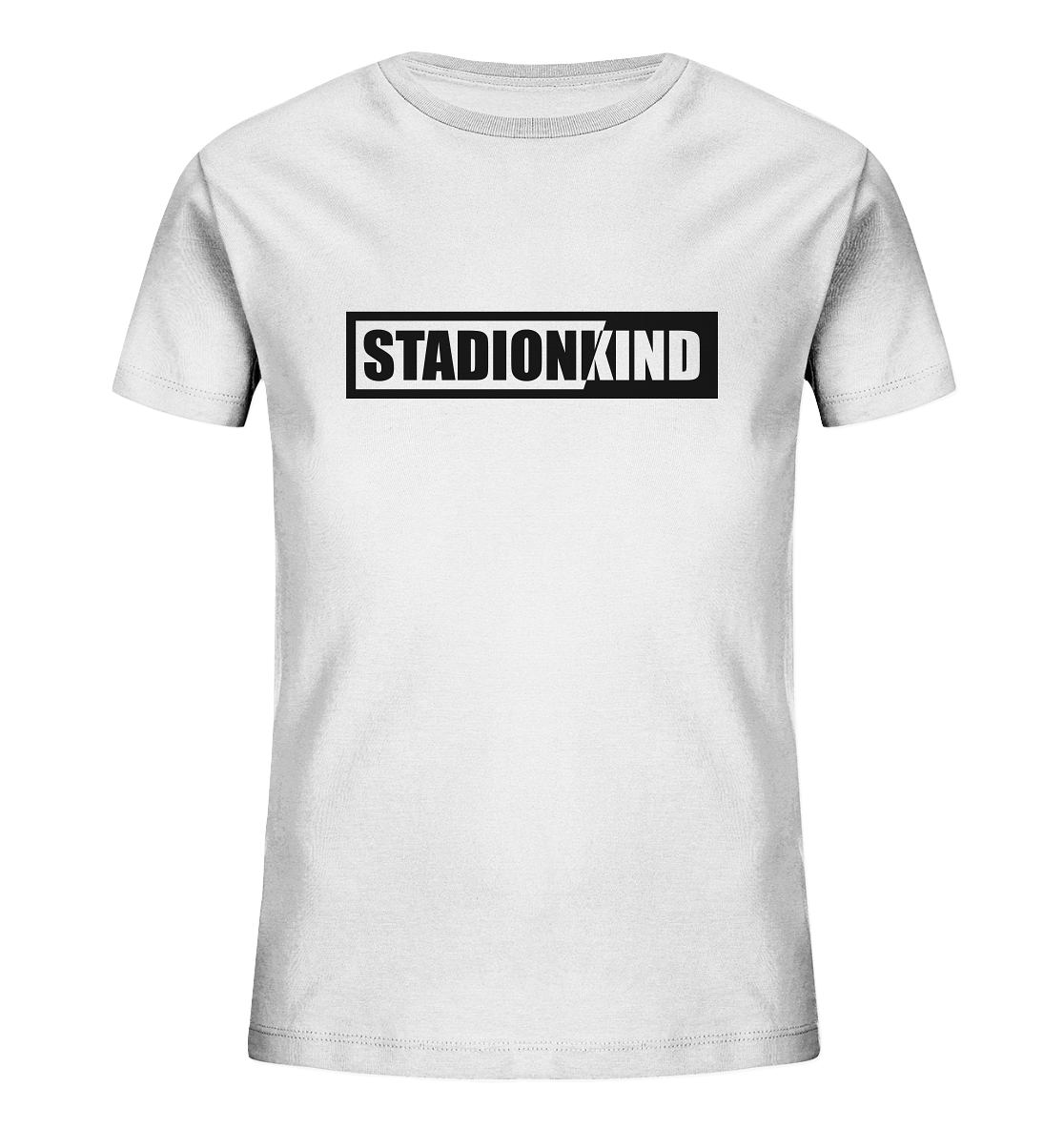 BLOCK.FC Fanblock Shirt "STADIONKIND" Kids Organic Shirt weiss