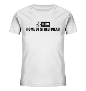 N.O.S.W. BLOCK Shirt "HOME OF STREETWEAR" Kids UNISEX T-Shirt weiss