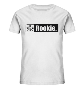 N.O.S.W. BLOCK Teamsport Shirt "Rookie." Organic Kids UNISEX T-Shirt weiss