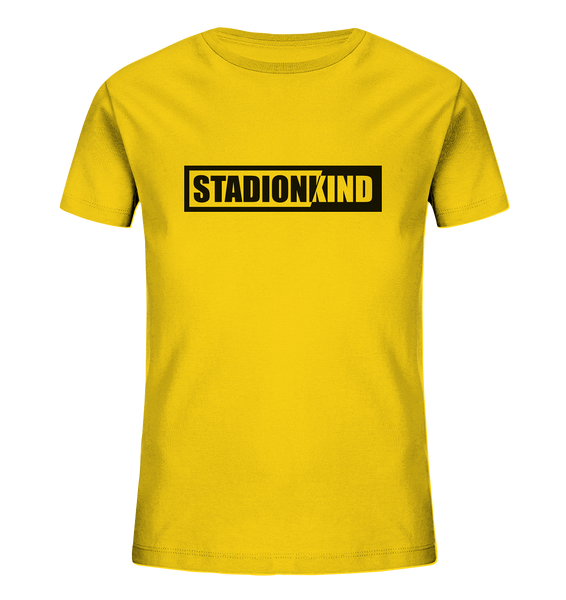 BLOCK.FC Fanblock Shirt "STADIONKIND" Kids Organic Shirt gelb