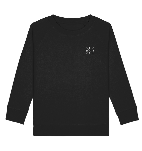 N.O.S.W. BLOCK Fanblock Sweater "AGAINST MODERN FOOTBALL" Kids UNISEX Organic Sweatshirt schwarz