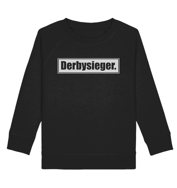 N.O.S.W. BLOCk Fanblock Sweater "Derbysieger." Kids UNISEX Organic Sweatshirt schwarz