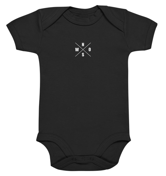 N.O.S.W. BLOCK Teamsport Body "AUSWECHSELSPIELER" Organic Baby Bodysuite schwarz