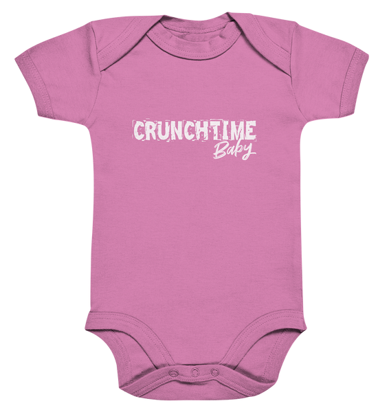 N.O.S.W. BLOCK Fanblock Fanblock Body "CRUNCHTIME Baby" Organic Baby Bodysuite bubble gum pink