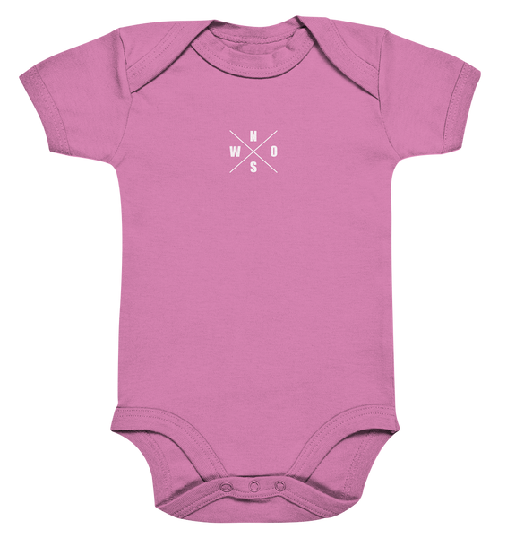 N.O.S.W. BLOCK Teamsport Body "AUSWECHSELSPIELER" Organic Baby Bodysuite bubble gum pink