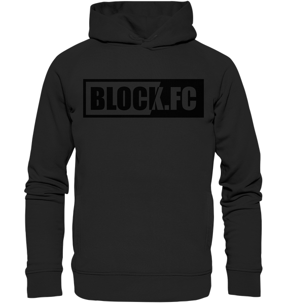 BLOCK.FC Hoodie "BLOCK.FC" Männer Organic Fashion Kapuzenpullover schwarz