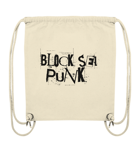 N.O.S.W. BLOCK Fanblock Gym Bag "BLOCK SEI PUNK" Organic Turnbeutel natural raw