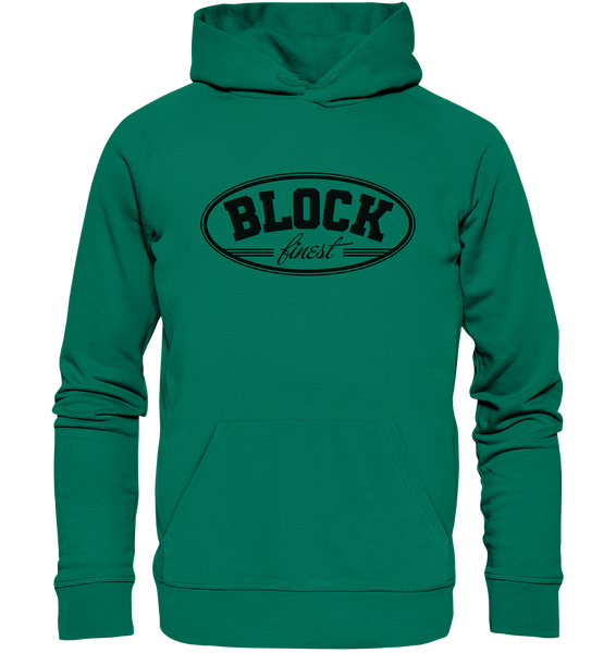 N.O.S.W. BLOCK Fanblock Hoodie "BLOCK finest" Männer Organic Kapuzenpullover grün