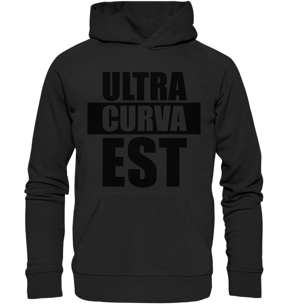 N.O.S.W. BLOCK Ultras Hoodie "ULTRA CURVA EST" Männer Organic Kapuzenpullover schwarz