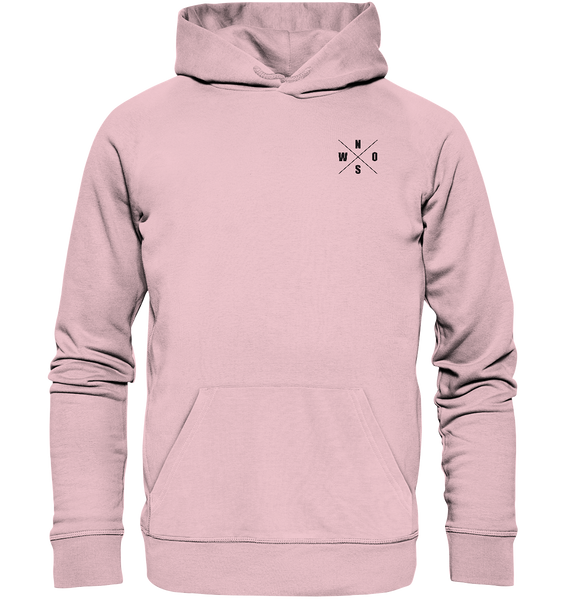 Fanblock Hoodie "ANTI HIPSTER BLOCK" Männer Organic Kapuzenpullover pink