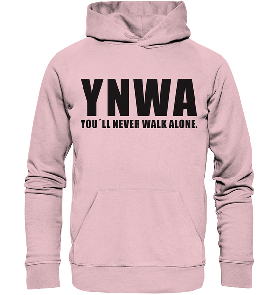 N.O.S.W. BLOCK Fanblock Hoodie "YNWA" Männer Organic Kapuzenpullover pink