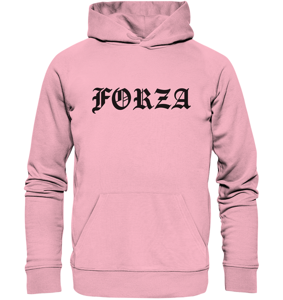 N.O.S.W. BLOCK Fanblock Hoodie "FORZA" Männer Organic Kapuzenpullover cotton pink