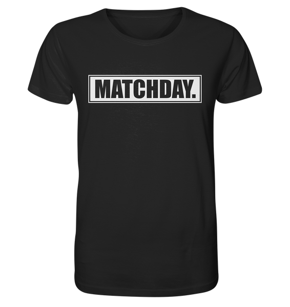 N.O.S.W. BLOCK Fanblock Shirt "MATCHDAY." Männer Organic T-Shirt schwarz