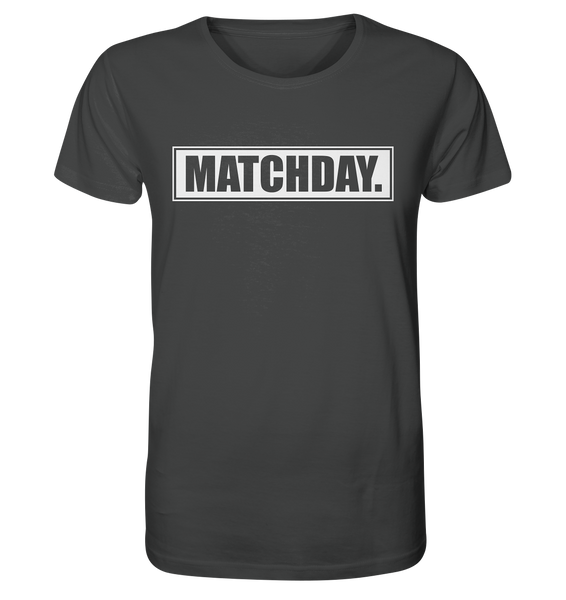 N.O.S.W. BLOCK Fanblock Shirt "MATCHDAY." Männer Organic T-Shirt anthrazit