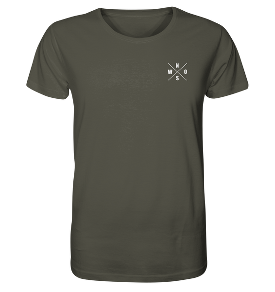 N.O.S.W. BLOCK Shirt "N.O.S.W. ICON / SUPPORTE WAS DU LIEBST!" Männer Organic T-Shirt khaki