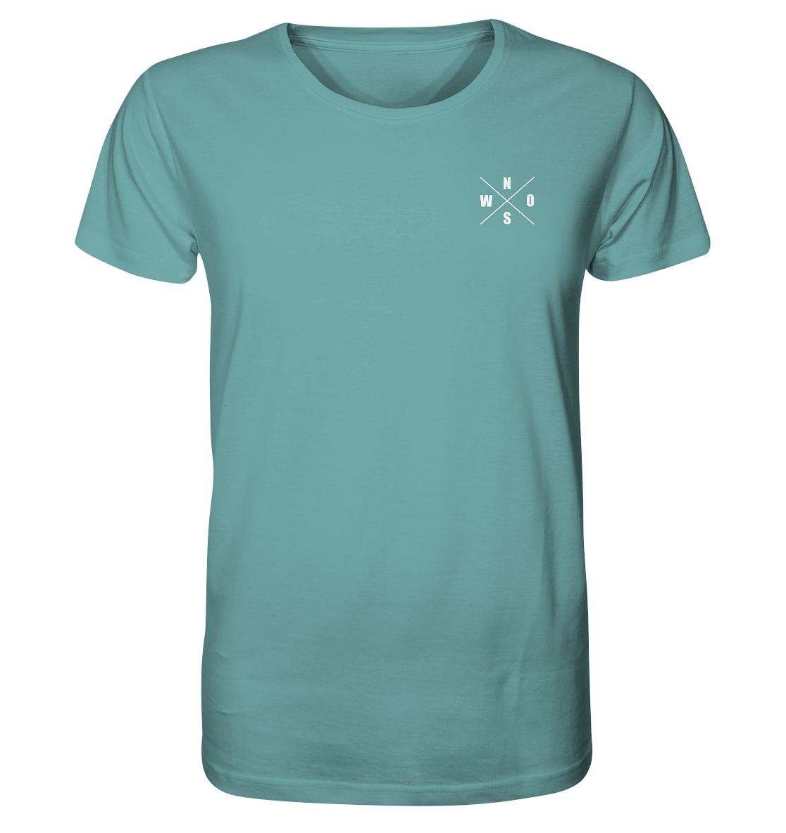 N.O.S.W. BLOCK Gegen Rechts Shirt "HANDBALLFANS GEGEN RECHTS" beidseitig bedrucktes Männer Organic T-Shirt citadel blue