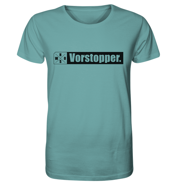 N.O.S.W. BLOCK Teamsport Shirt "Vorstopper." Männer Organic T-Shirt citadel blau