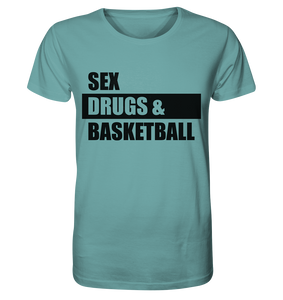 N.O.S.W. BLOCK Fanblock Shirt "SEX, DRUGS & BASKETBALL" Männer Organic T-Shirt citadel blue