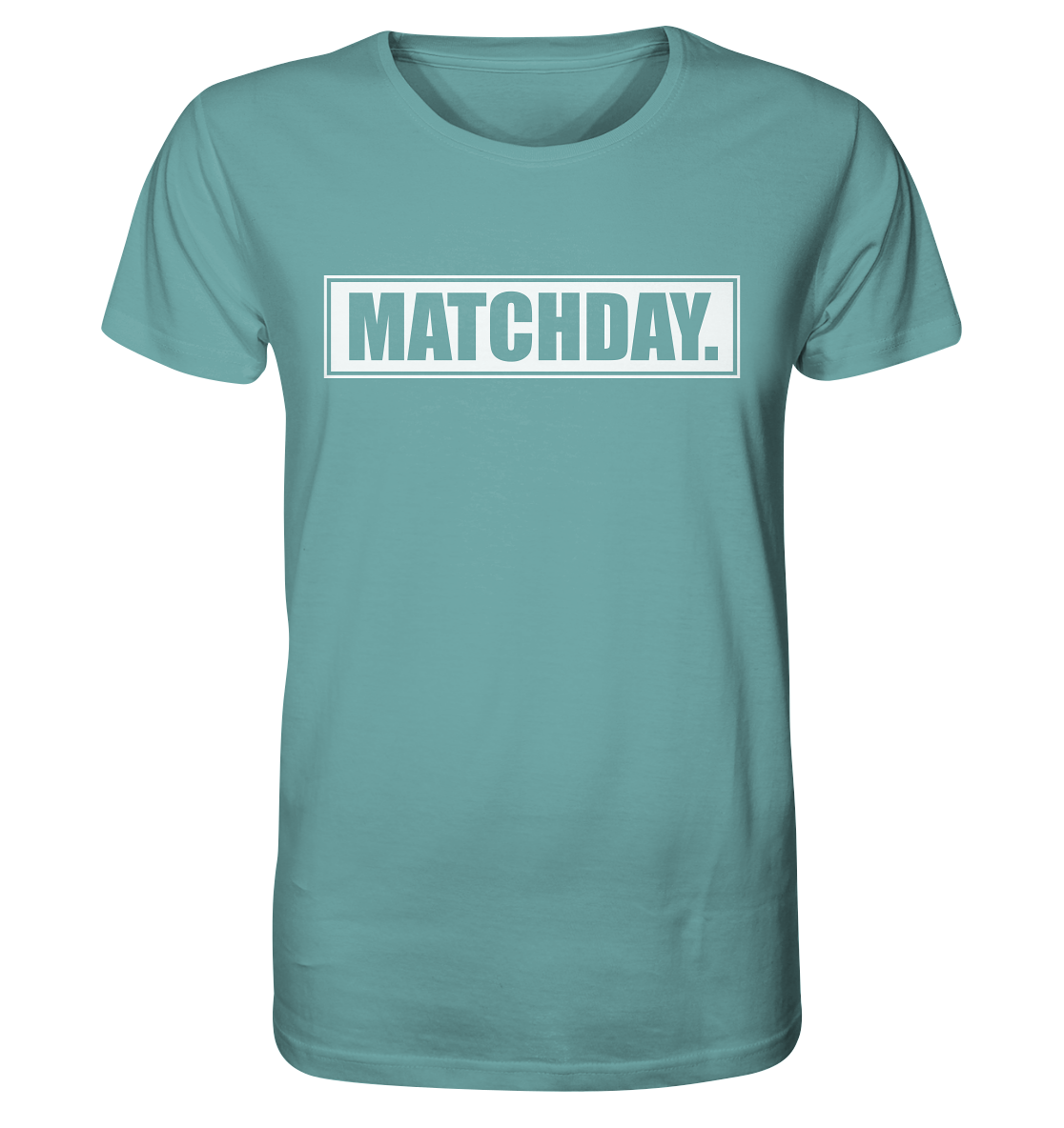 N.O.S.W. BLOCK Fanblock Shirt "MATCHDAY." Männer Organic T-Shirt citadel blue