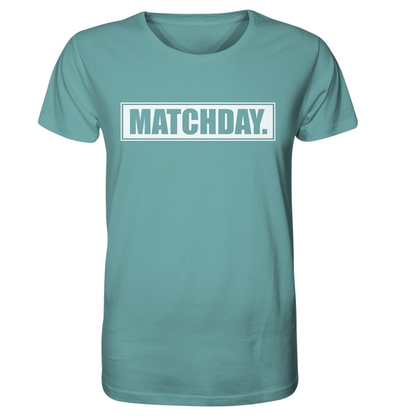 N.O.S.W. BLOCK Fanblock Shirt "MATCHDAY." Männer Organic T-Shirt citadel blue