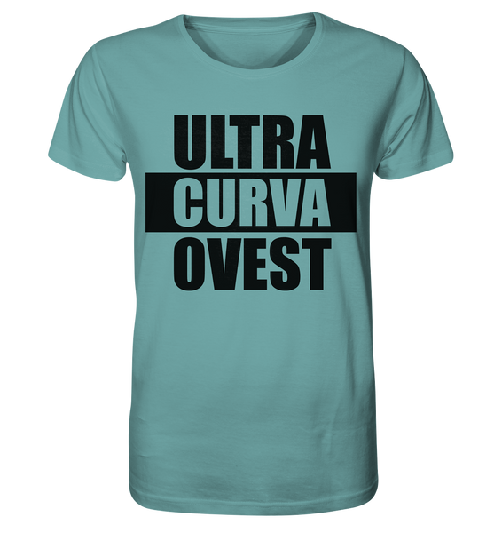 N.O.S.W. BLOCK Ultras Shirt "ULTRA CURVA OVEST" Männer Organic T-Shirt citadel blue