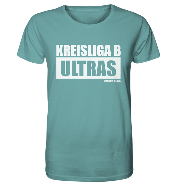 N.O.S.W. BLOCK Ultras Shirt "KREISLIGA B ULTRAS" Männer Organic T-Shirt citadel blue