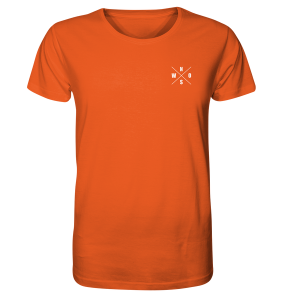 N.O.S.W. BLOCK Fanblock Shirt "KEIN ZWANNI FÜR NEN STEHER" Männer Organic T-Shirt orange