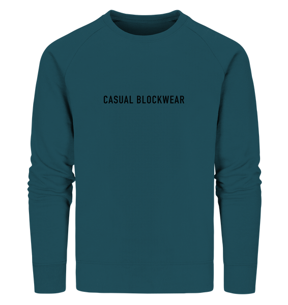 N.O.S.W. BLOCK Hoodie "CASUAL BLOCKWEAR" beidseitig bedruckter Männer Organic Sweatshirt stargazer