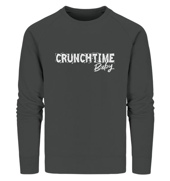 N.O.S.W BLOCK Fanblock Sweater "CRUNCHTIME Baby" Männer Organic Sweatshirt anthrazit