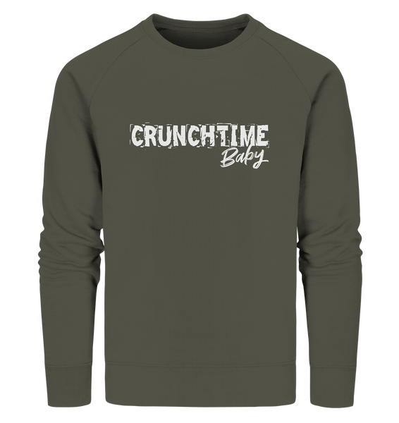 N.O.S.W BLOCK Fanblock Sweater "CRUNCHTIME Baby" Männer Organic Sweatshirt khaki