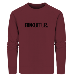 N.O.S.W. BLOCK Fanblock Sweater "FAN KULTUR." Männer Organic Sweatshirt weinrot