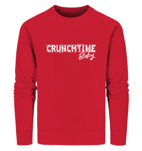 N.O.S.W BLOCK Fanblock Sweater "CRUNCHTIME Baby" Männer Organic Sweatshirt rot