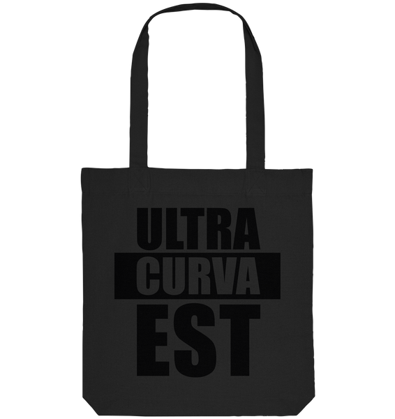 N.O.S.W. BLOCK FUltras Tote-Bag "ULTRAS CURVA EST" Organic Baumwolltasche schwarz