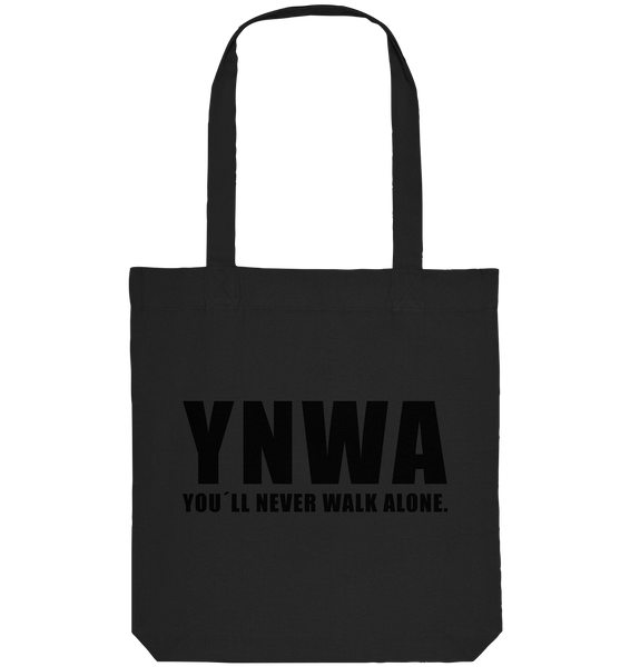 N.O.S.W. BLOCK Fanblock Tote-Bag "YNWA" Organic Baumwolltasche schwarz