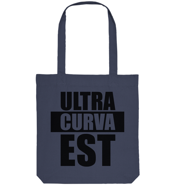 N.O.S.W. BLOCK FUltras Tote-Bag "ULTRAS CURVA EST" Organic Baumwolltasche midnight blau