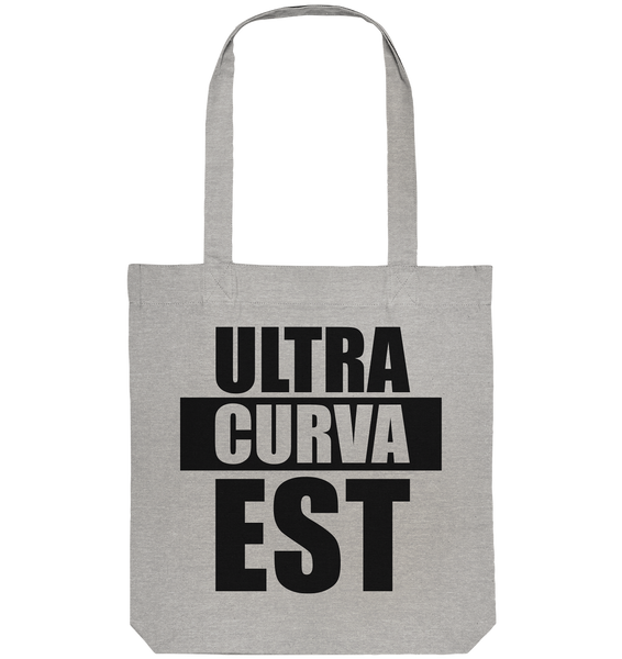 N.O.S.W. BLOCK FUltras Tote-Bag "ULTRAS CURVA EST" Organic Baumwolltasche heather grau