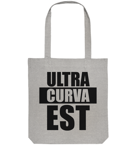 N.O.S.W. BLOCK FUltras Tote-Bag "ULTRAS CURVA EST" Organic Baumwolltasche heather grau