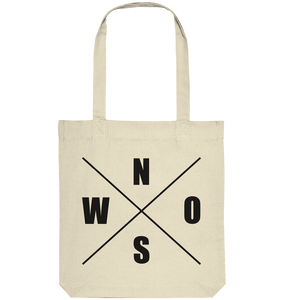 N.O.S.W. BLOCK Tote-Bag "STRAIGHT OUTTA FANBLOCK" Organic Baumwolltasche natural